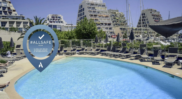 Двухместный номер Standard с балконом и с видом на гавань Mercure Port La Grande Motte