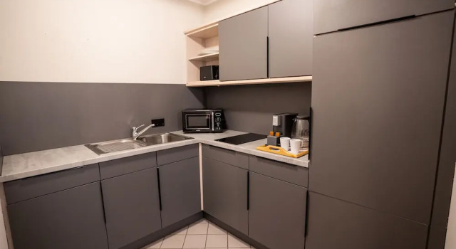 Апартаменты Business с балконом Hotel CityHome am Kurpark