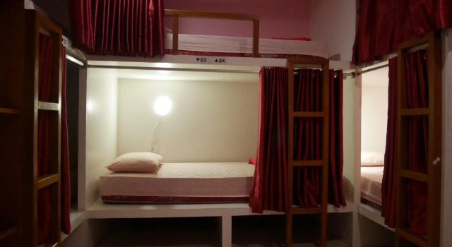 Кровать в общем номере (женский номер) Sleepy Raccoon Hostel
