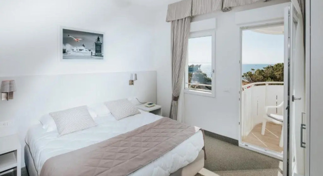 Двухместный номер Standard с балконом и с видом на море Hotel Luna