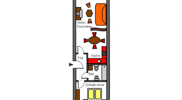 Апартаменты c 1 комнатой H&H Apartments im Herzen der Stadt teilweise mit Balkon ruhig zentral modern mit Küche