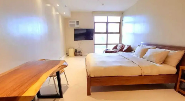 Двухместный номер Luxury с 3 комнатами с балконом и с видом на залив StayLuxia Manilabayview