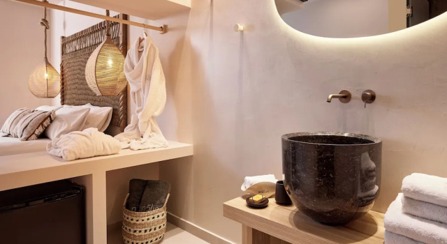 Люкс Deluxe с балконом и с видом на море Enalion Suites Sifnos