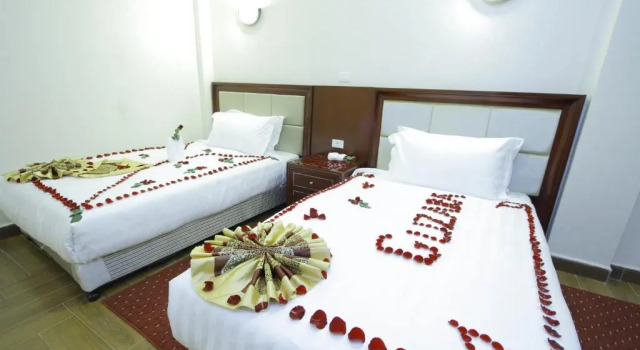 Standardní Dvoulůžkový s manželskou postelí pokoj s balkonem Guzara Hotel Addis