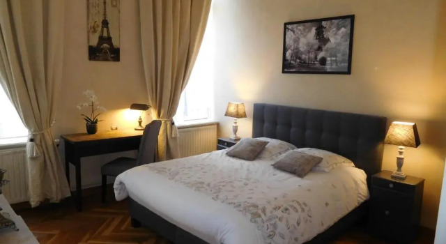 Standard Kahden hengen huone puutarhanäkymä Chambres d'Hôtes Château de Courcelette
