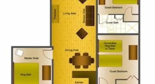 Номер Standard River Club 203 3 Bedroom Condo by Alpine Lodging Telluride