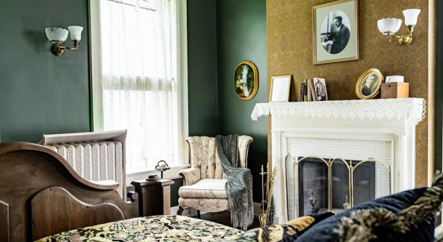 Люкс Deluxe Vrooman Mansion B&B