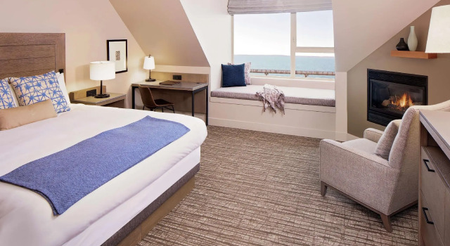 Двухместный номер Deluxe с видом на залив Chrysalis Inn & Spa Bellingham, Curio Collection by Hilton