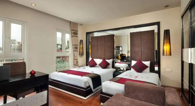 Семейный номер Standard The Silk Boutique Hotel & Spa - Old Quarter City Center
