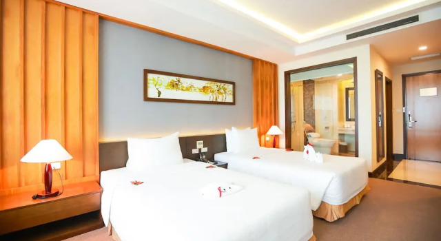 Двухместный номер Deluxe с видом на город Muong Thanh Luxury Nhat Le Hotel