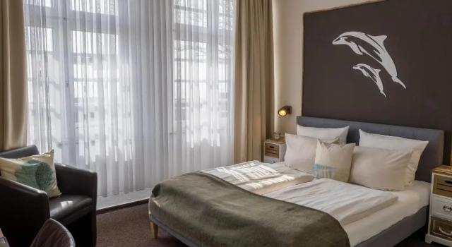 Двухместный номер Standard Цокольный этаж AKZENT Strandhotels Seestern, Delphin & Lachs