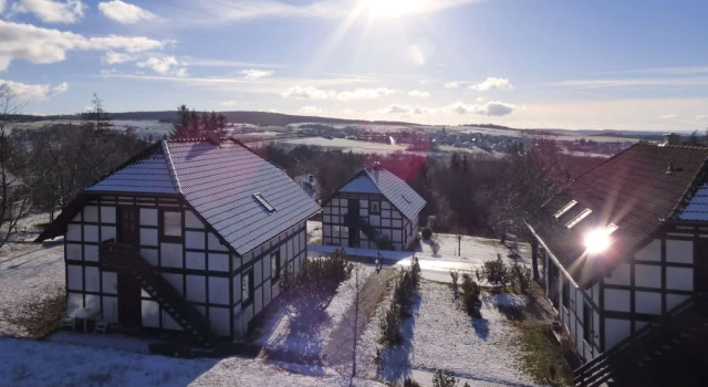Апартаменты Alluring Apartment near Lake Edersee in Half Timbered House with Terrace