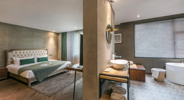 Двухместный люкс Executive с видом на город Suzhou Unique Space Design Art Hotel
