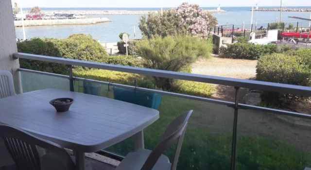 Апартаменты с видом на море T3 Carnon, 1ère ligne 50m plage terrasse parking