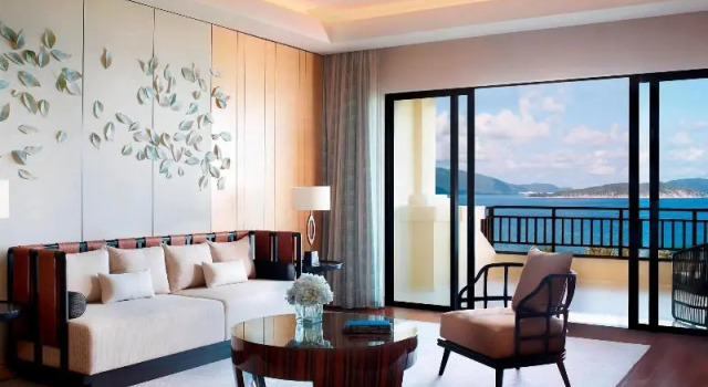 Двухместный люкс с видом на океан Отель The Ritz-Carlton Sanya Yalong Bay