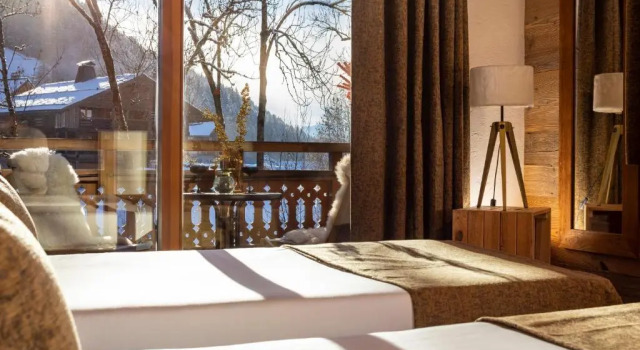 Двухместный номер Standard с балконом Hôtel et Spa Le Vermont