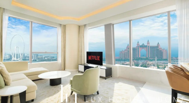 Апартаменты Deluxe LUX Iconic Views at Palm Tower Suite 3