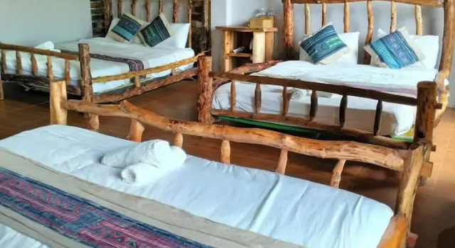 Номер Deluxe OChau Meo Vac Homestay Ha Giang