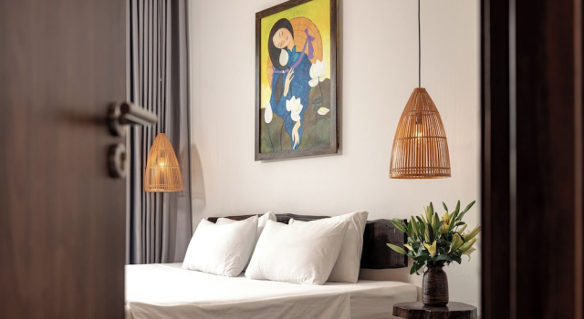 Двухместный номер Deluxe с балконом Trang An Cozy House
