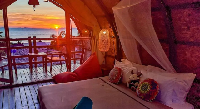 Двухместный номер Standard с балконом и с видом на море The Mud - Eco Hotel