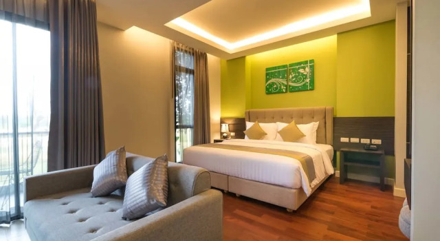 Одноместный номер Deluxe с балконом Green Ville Laguna Hotel