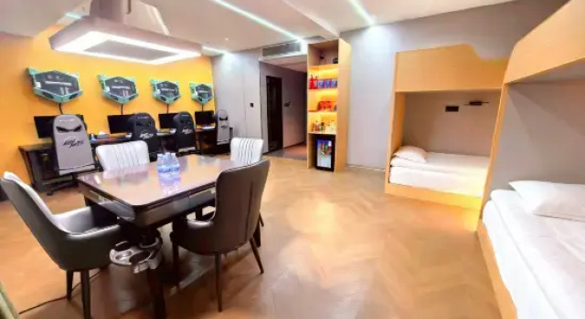 Кровать в общем номере Taikongmao E-Sports Hotel