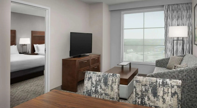 2 soveværelser i suite Embassy Suites Springfield
