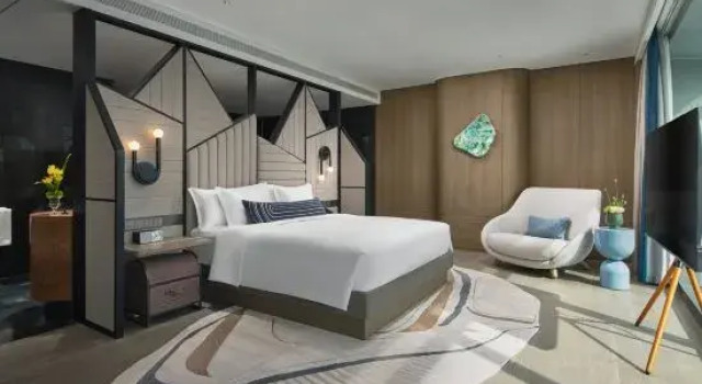Люкс c 1 комнатой с видом на реку Hotel Indigo Ningbo Riverside by IHG