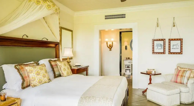 Номер Deluxe с видом на реку Royal Livingstone Victoria Falls Zambia Hotel by Anantara