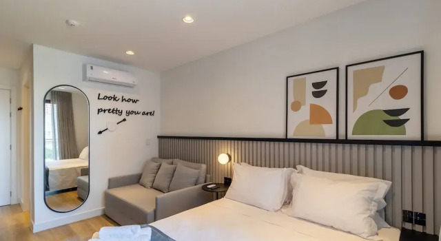Studios in a Seaside Building, Close to Beto Carreiro at Penha Spot - Psob, Забронировать Апартаменты/квартира Пенья Санта-Катарина