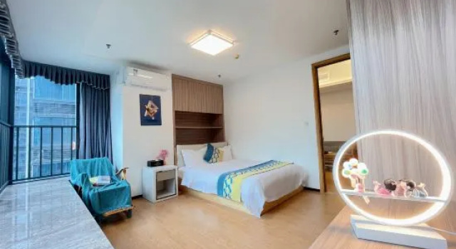 Люкс Deluxe Kairui International Apartment (Guangzhou Huangpu Dasha East Subway Station)