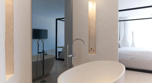 Люкс с видом на море Hôtel Cala di Greco