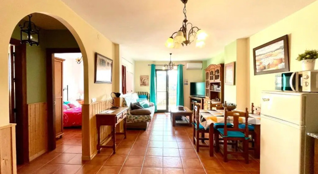 Apartamentos Axarquia 1, terraza privada con vistas a la montaña rio y al mar, Prenota Appartamento Hotel a Axarquía con parcheggio, Parcheggio