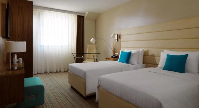 Двухместный номер Deluxe Grand Courtyard by Marriott Belgrade City Center