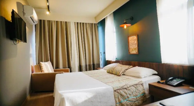 Двухместный номер Standard с балконом и с видом на сад Nebilux Hotel