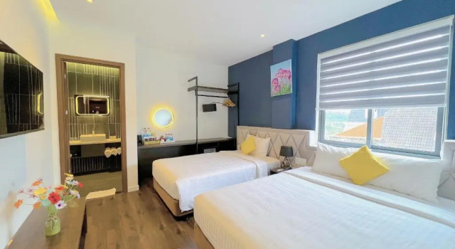 Семейный номер Deluxe с видом на город Stillus Boutique Hotel Dalat
