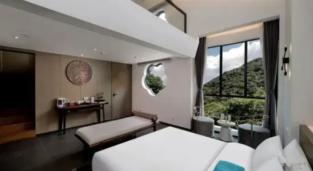 Люкс Deluxe Guangzhou Shijian Xiangjing Qixidi Villa Chunxiangshe