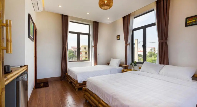 Семейный номер Standard с видом на сад Việt Xưa Homestay