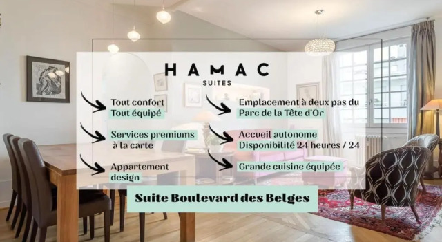 Апартаменты Suite des Belges Parc Tête D'Or - 4 à 6 voyageurs