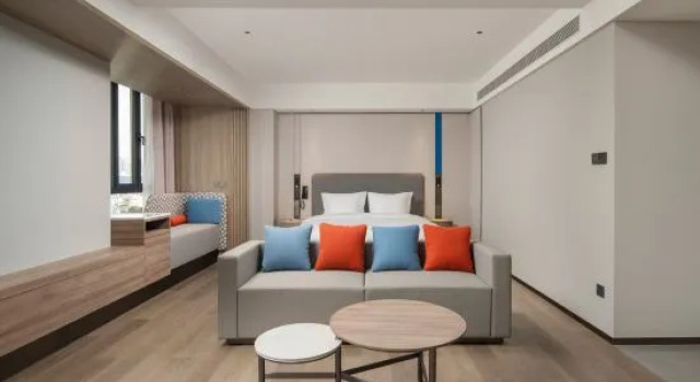 Двухместный люкс с видом на город Holiday Inn Express Xi An Aerospace Town by IHG