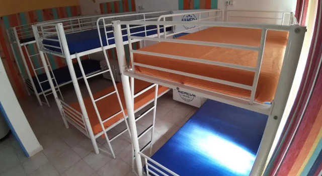 Кровать в общем номере Alameda Hostel