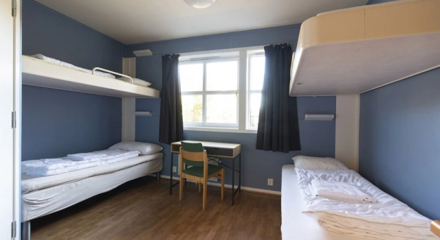 Четырёхместный номер Standard Kongsberg Vandrerhjem Bergmannen - Hostel