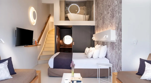 Семейный номер Standard Дуплекс с балконом Hôtel & Spa des Gorges du Verdon