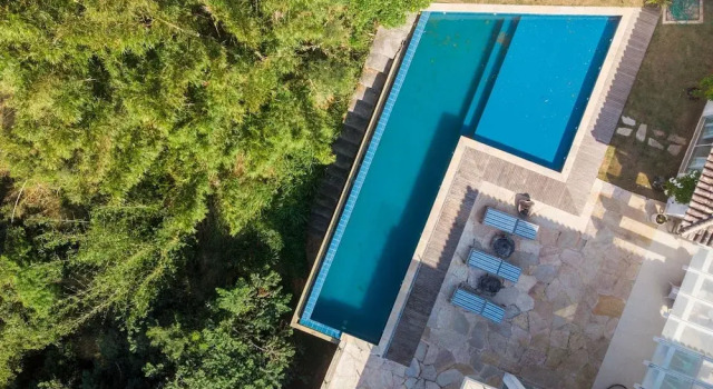 Коттедж Deluxe с 5 комнатами с балконом Bz72 Casa Vista Mar 5 suítes e piscina