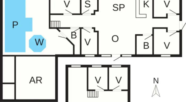 Коттедж 4 Star Holiday Home in Logstor