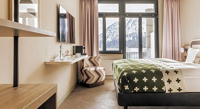 Habitación Estándar con vista a la montaña Hotel Altein Arosa, a Faern Collection Resort