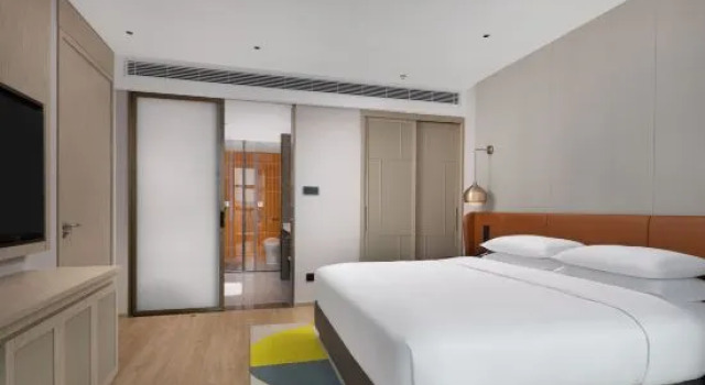 Suite 1 camera da letto Home2 Suites by Hilton Guiyang Airport