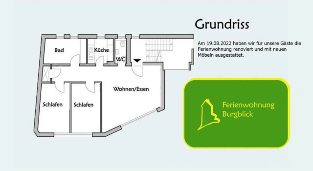 Апартаменты Ferienwohnung Burgblick