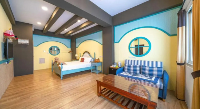 Двухместный номер Deluxe Feather and Flowers Homestay