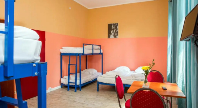Кровать в общем номере Pegasus Hostel Berlin